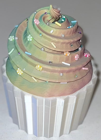 Chromatwirl Birthday Cupcake