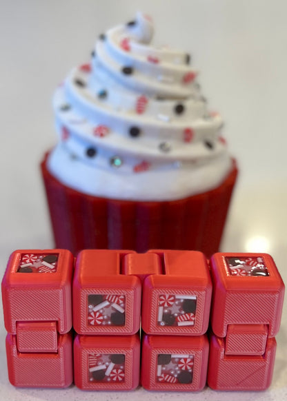 Candy Cane Cocoa Fusion Cupcake