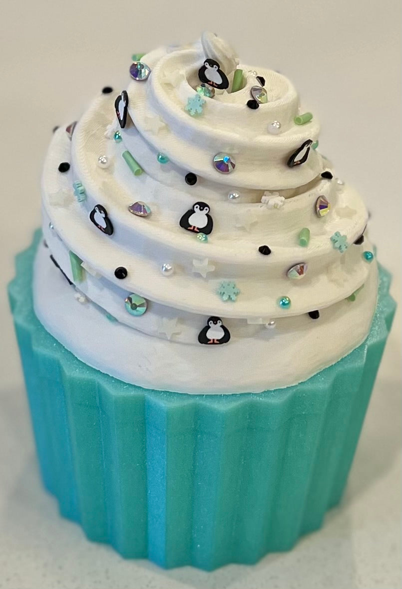 Arctic Mint Cupcake