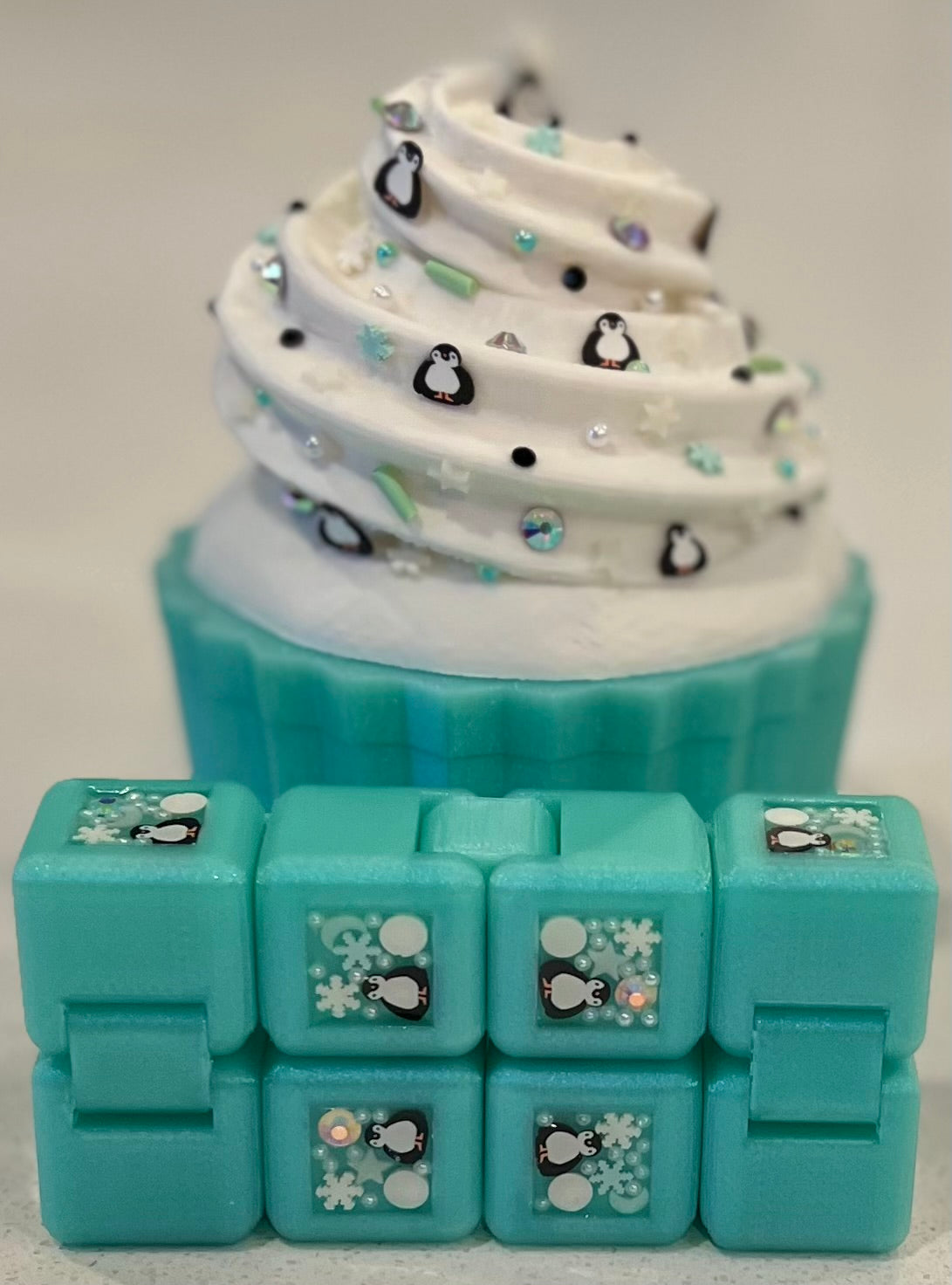 Arctic Mint Cupcake