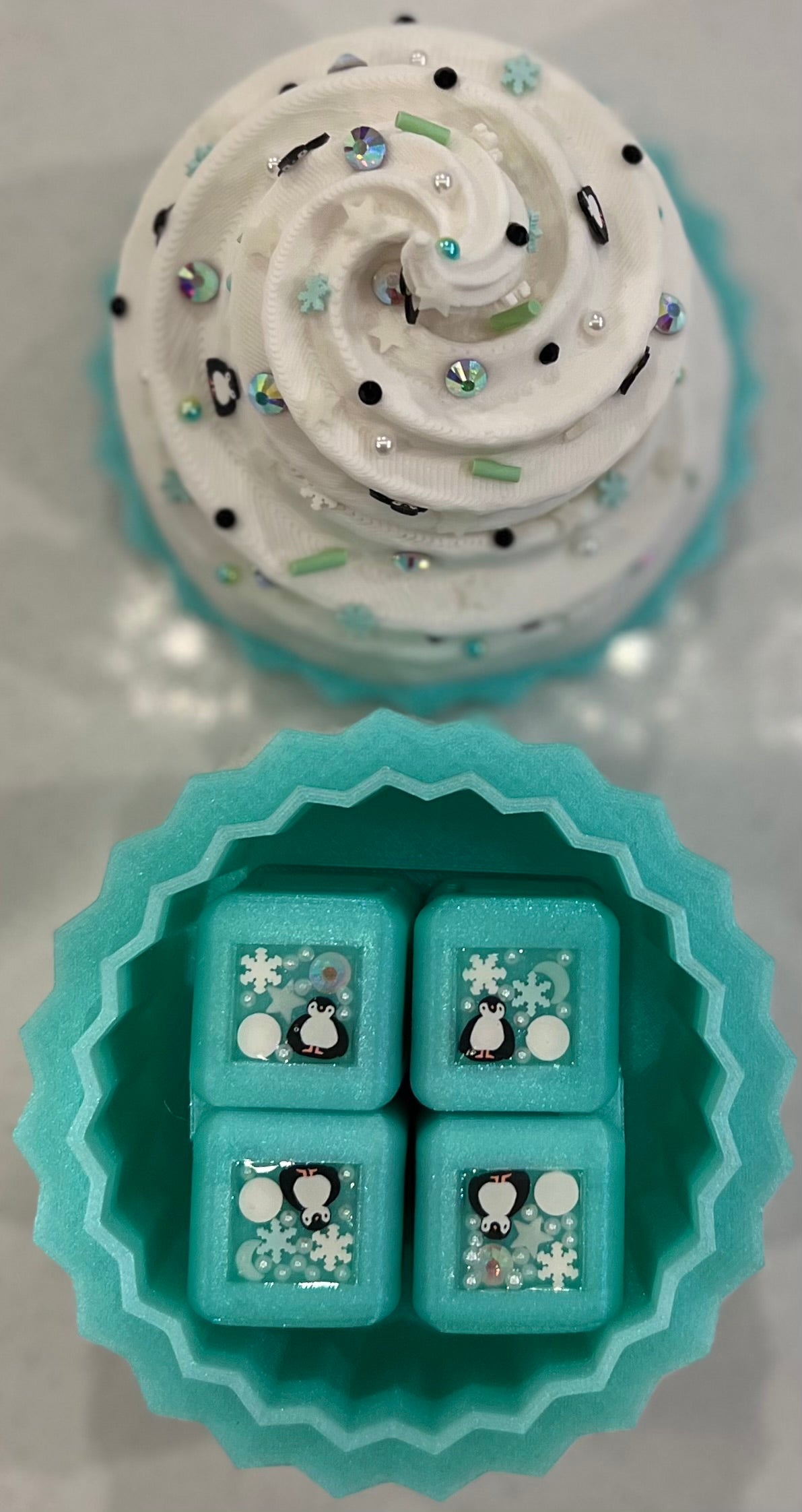 Arctic Mint Cupcake