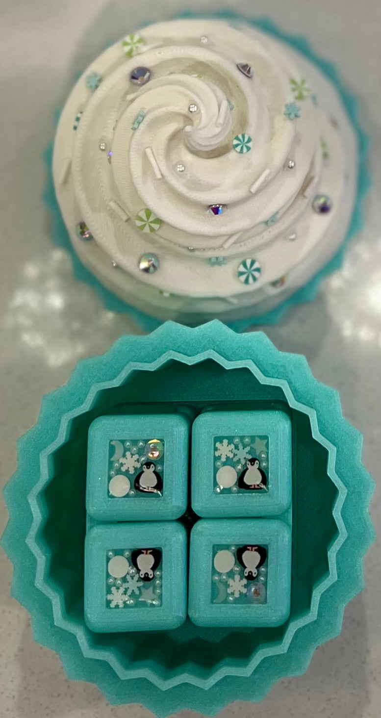 Mint White Chocolate Wonderland Cupcake