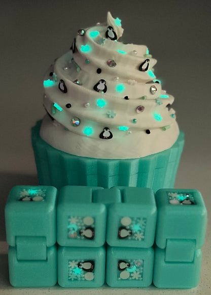 Arctic Mint Cupcake